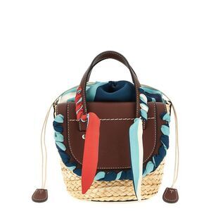 Cuba Lab Women Cuba Lab 'Habanera Silk- Skydream' Handbag